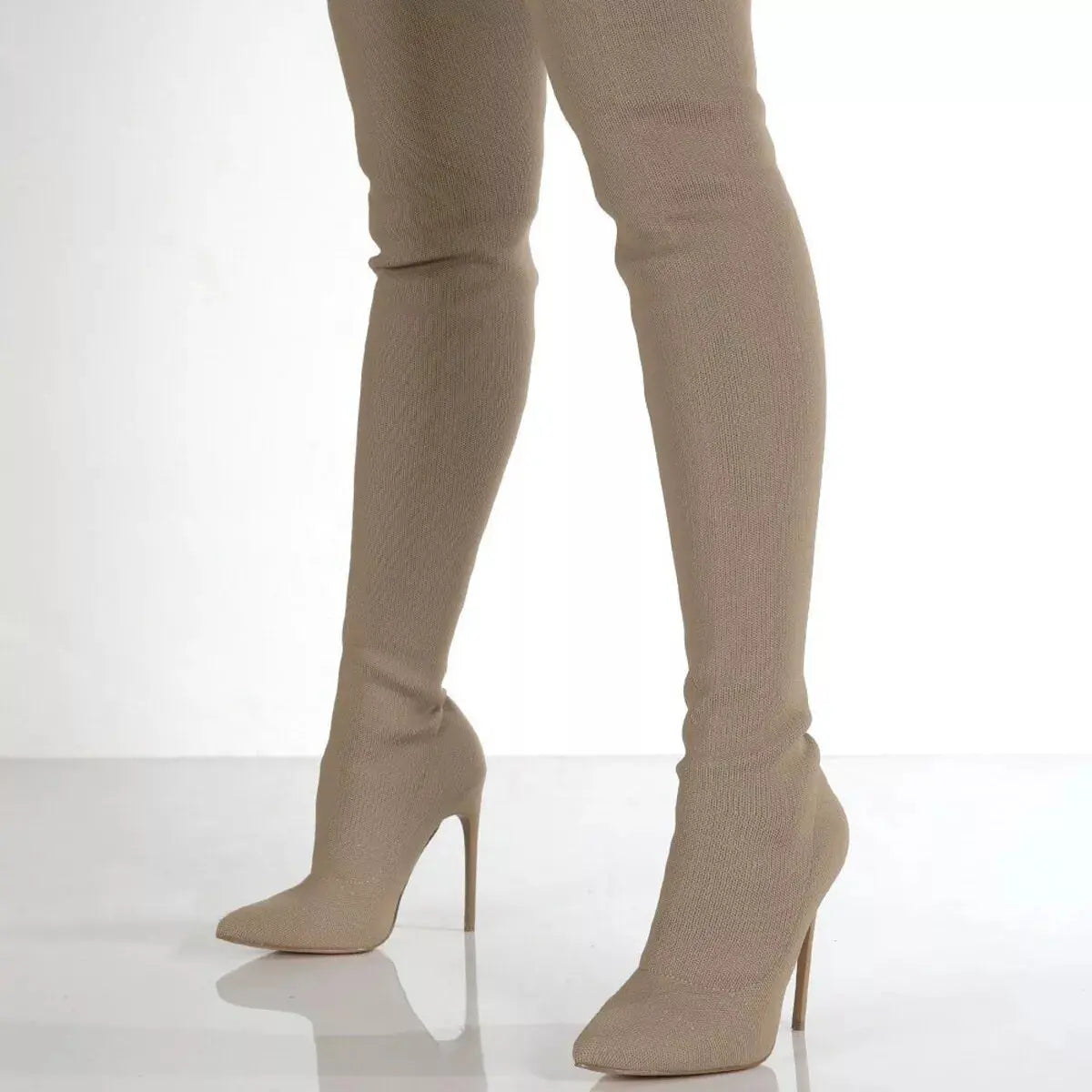 Point Toe Stiletto Boots.