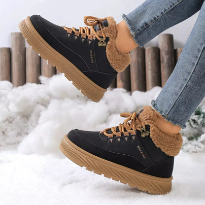 Fur-Lined Ankle Boots.