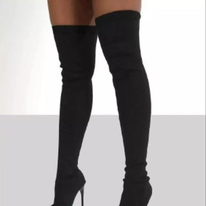 Point Toe Stiletto Boots.