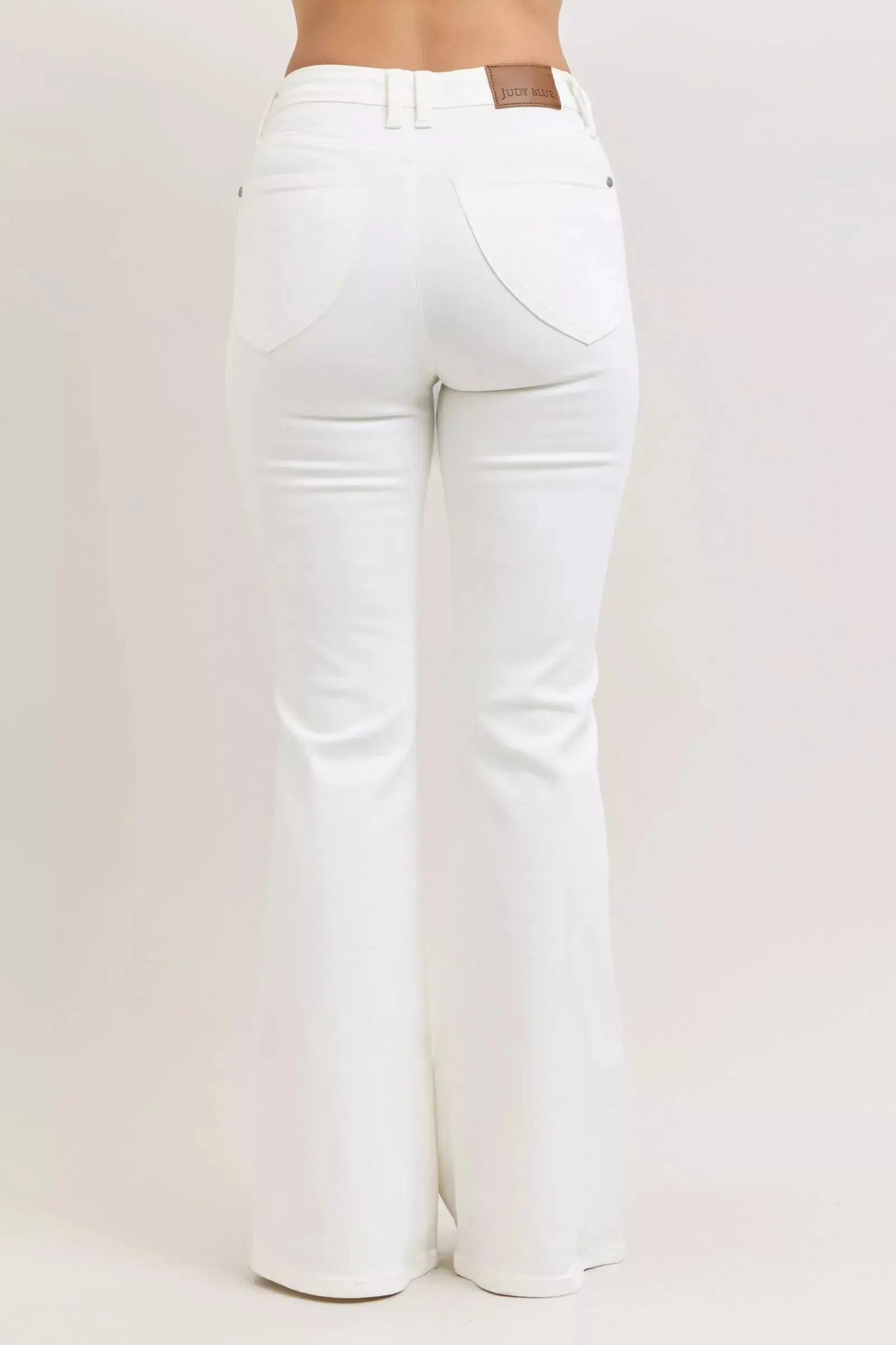 Judy Blue High-Waisted Tummy Control Flare Jeans.