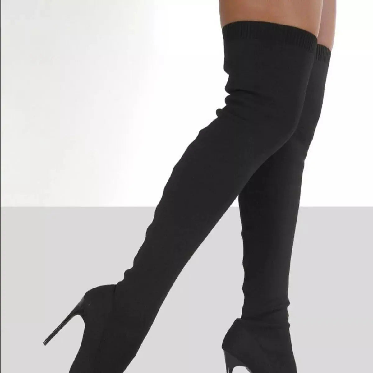 Point Toe Stiletto Boots.