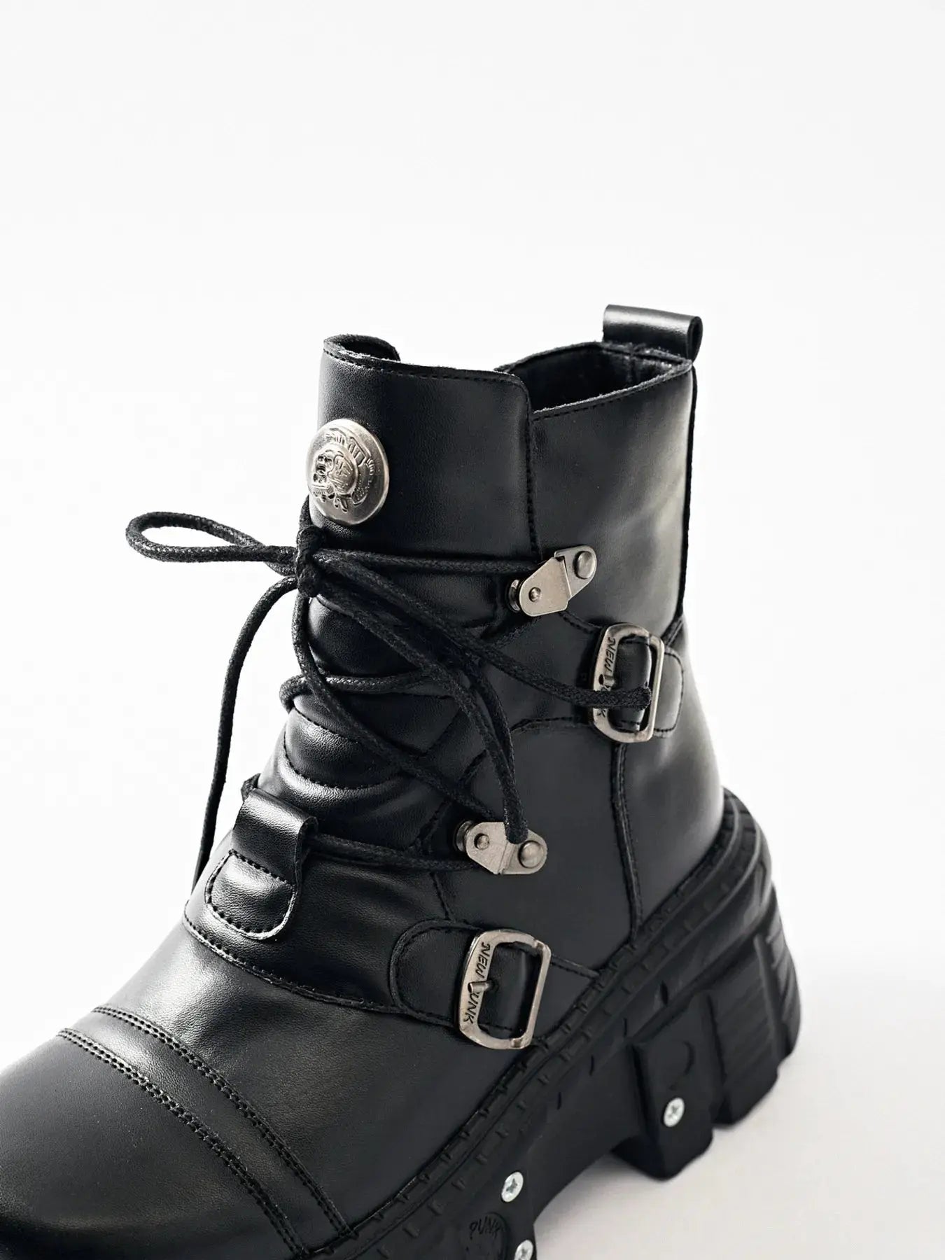 Lace Up Platform Boots.